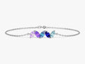 Oval Birthstone Family Bracelet