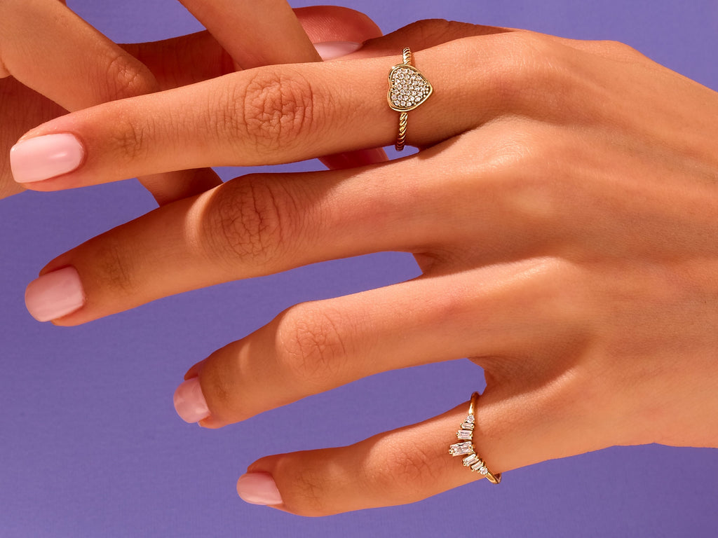 Twisted Heart Ring
