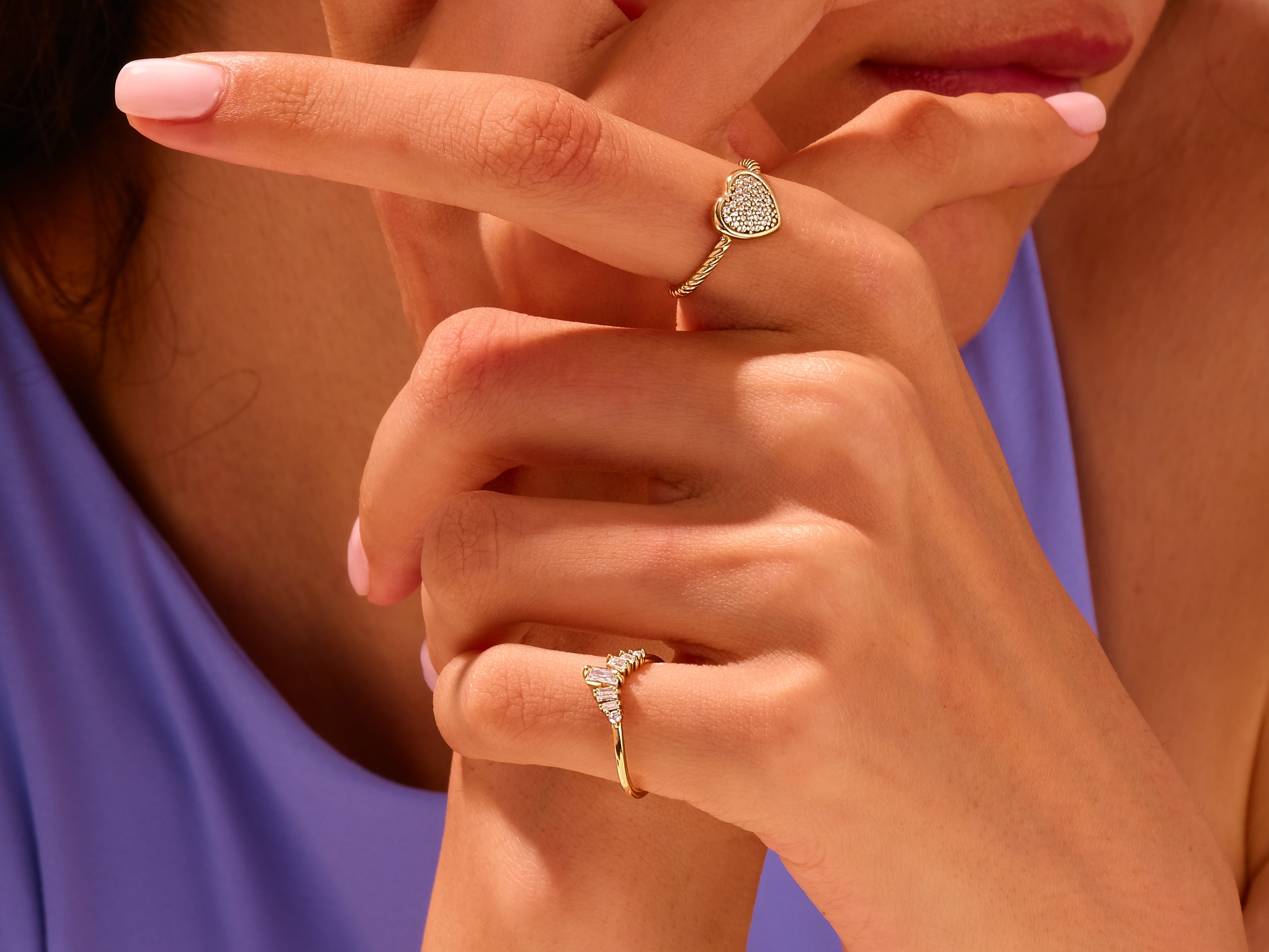 Twisted Heart Ring