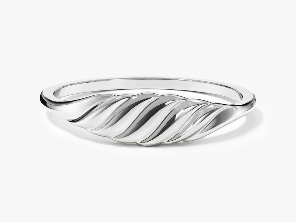 Wave Signet Ring