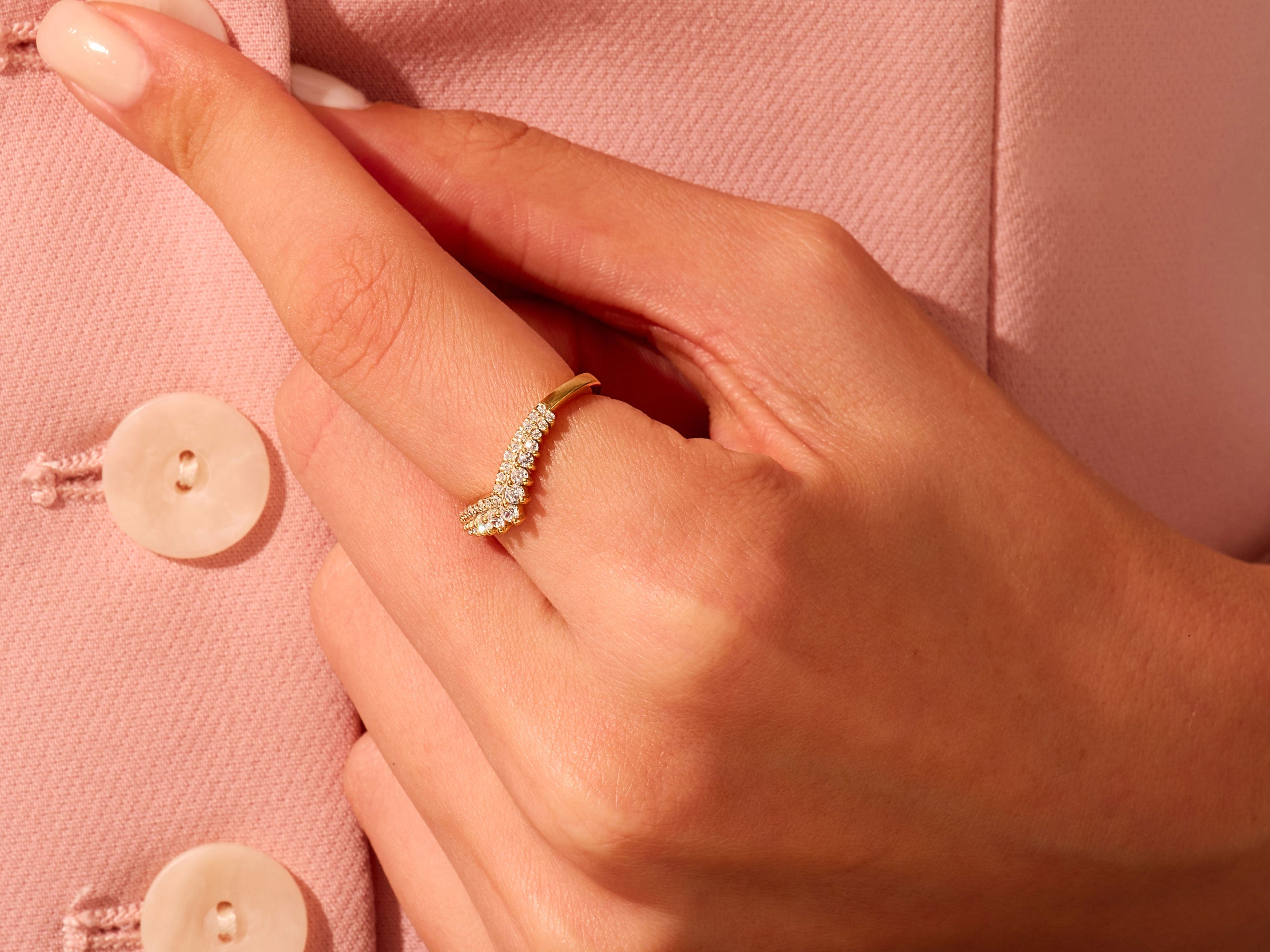 Tiara Wedding Band