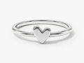 Mini Plain Heart Ring