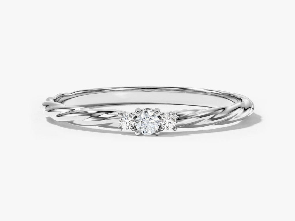 Twisted Trio Ring