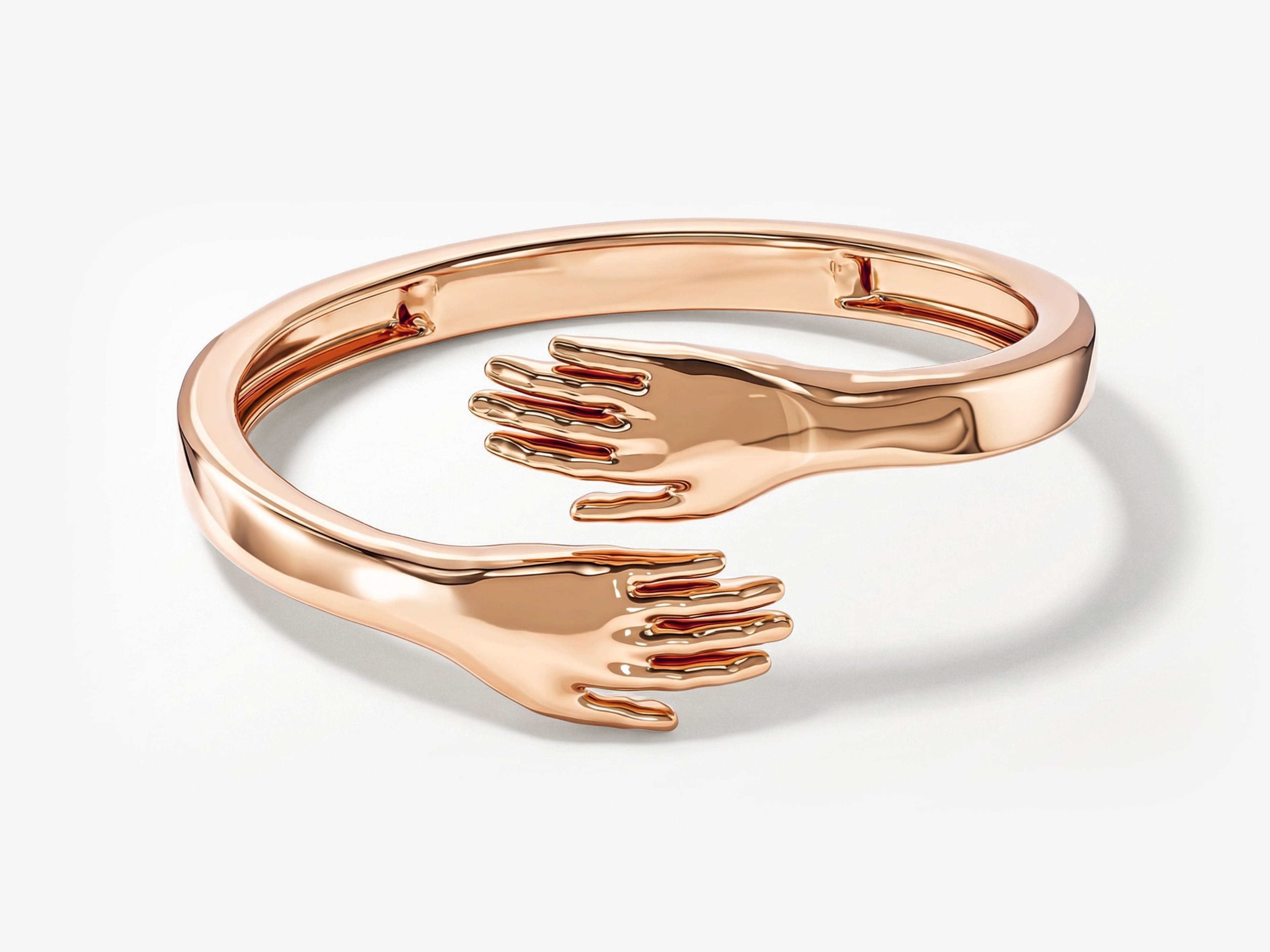 Hugging Hand Ring