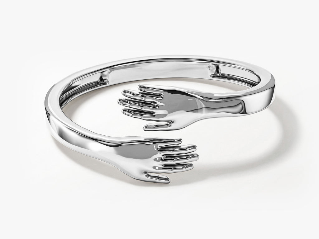 Hugging Hand Ring