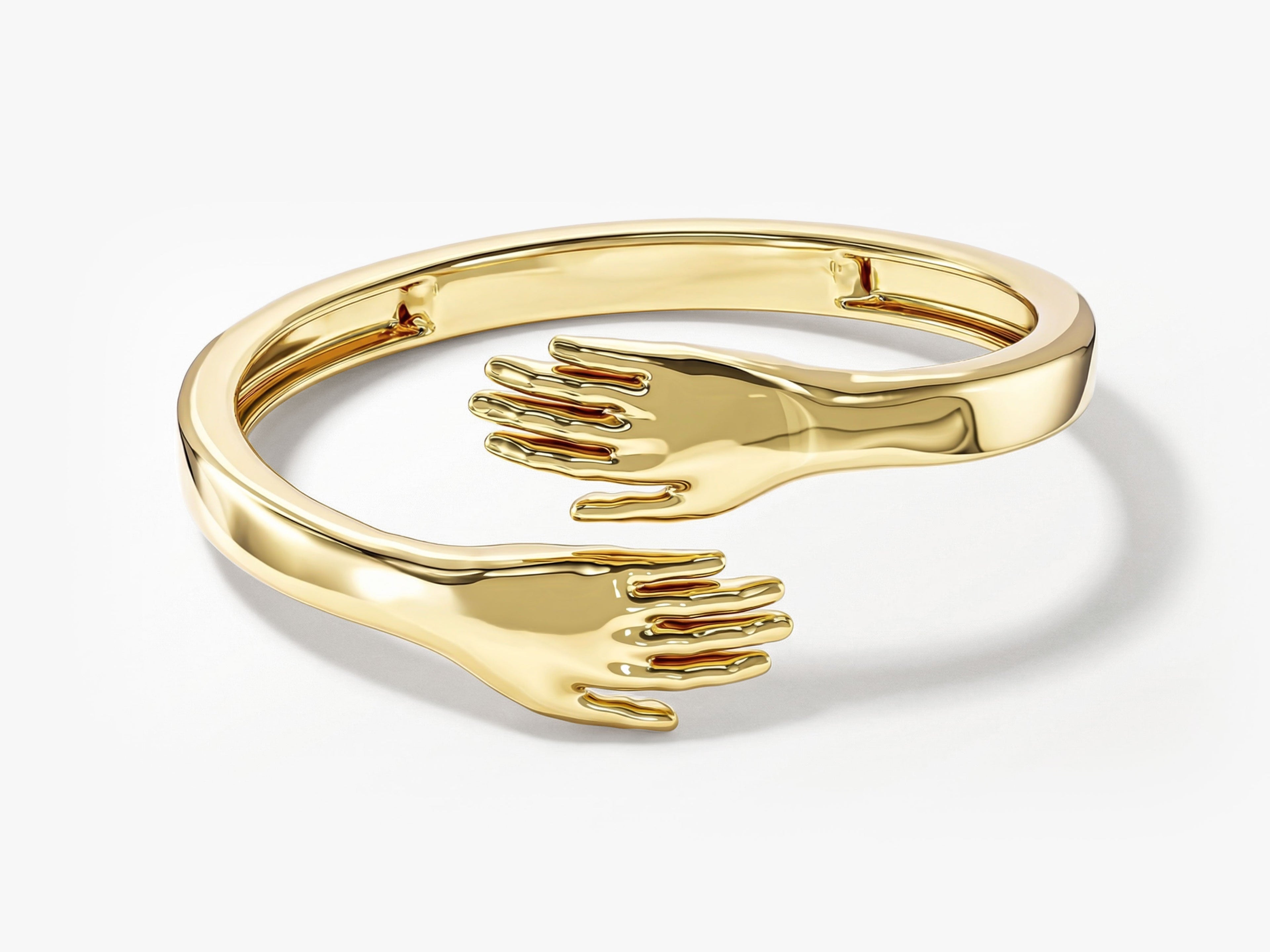 Hugging Hand Ring