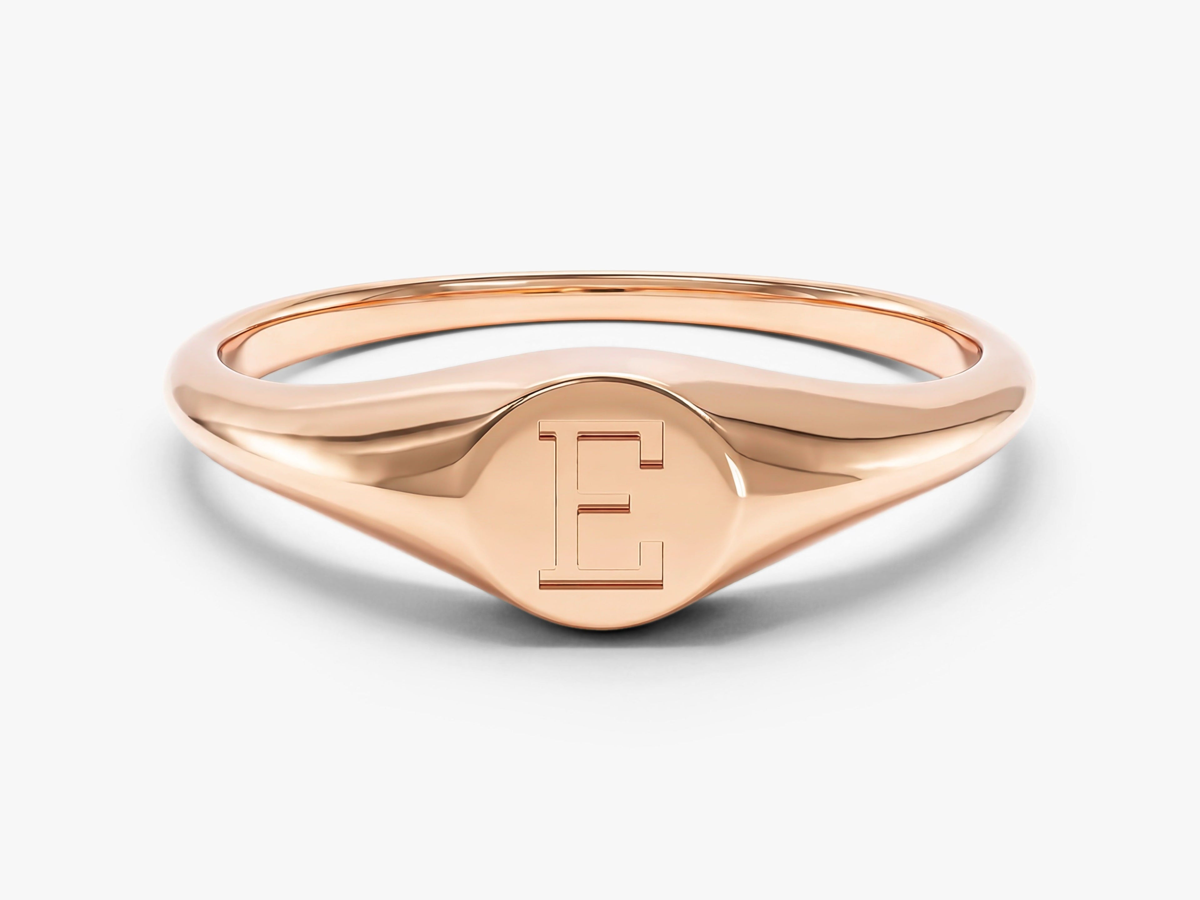 Round Signet Ring