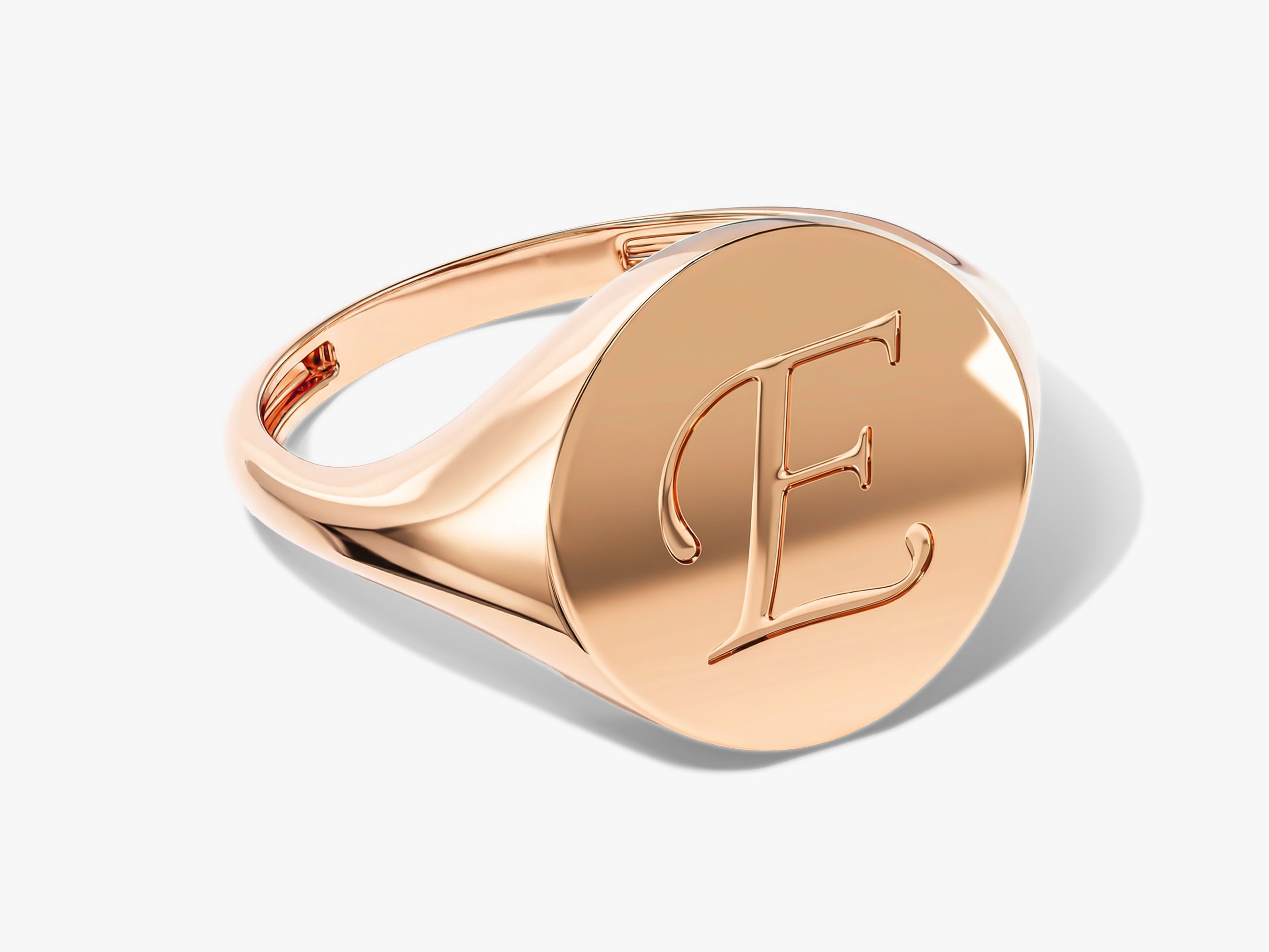 Round Signet Ring