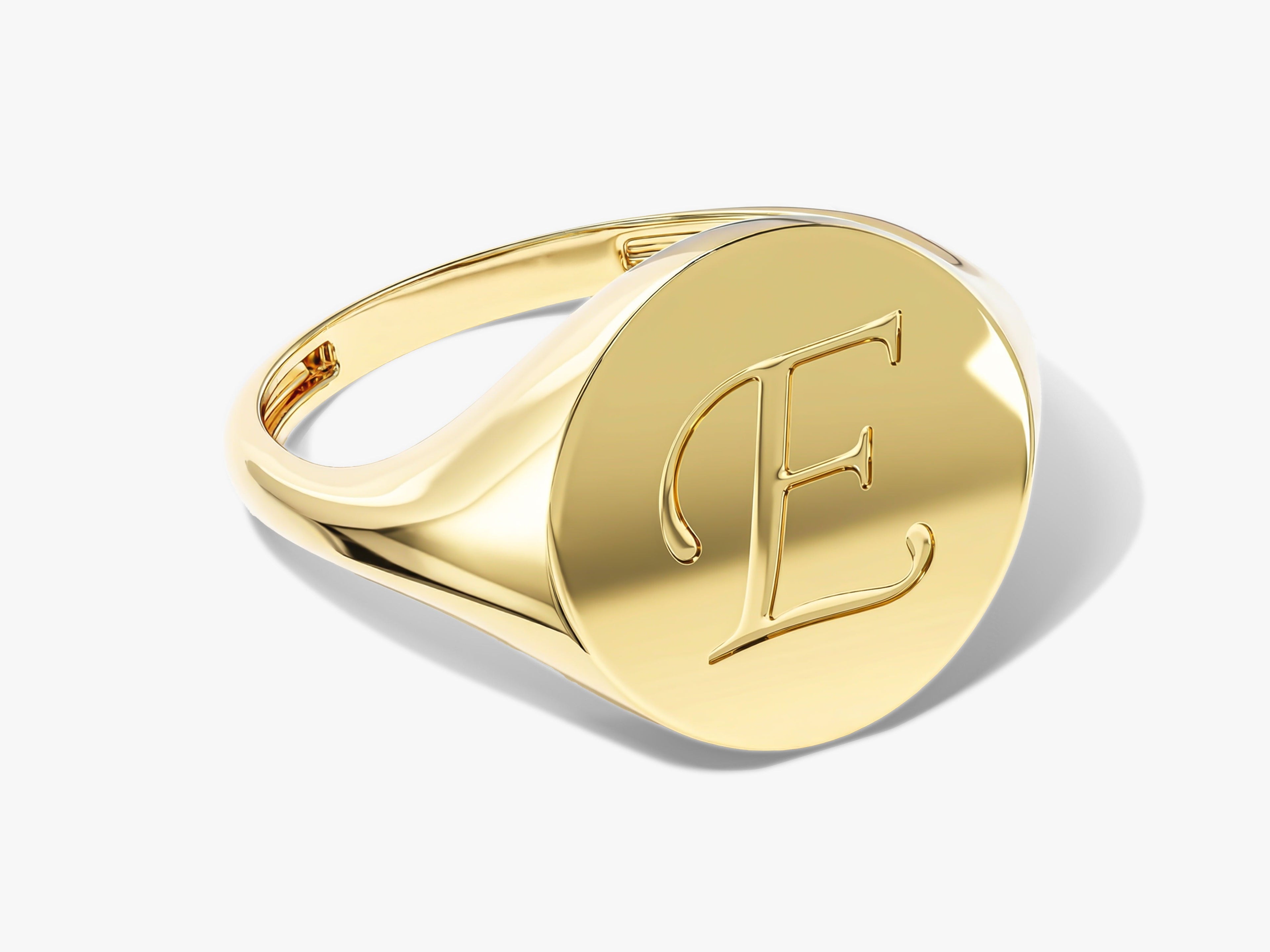 Round Signet Ring