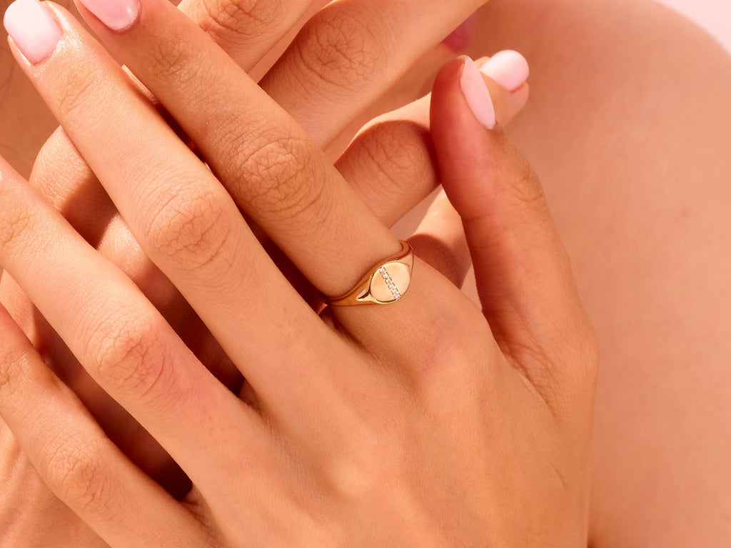 Six-Stone Signet Ring