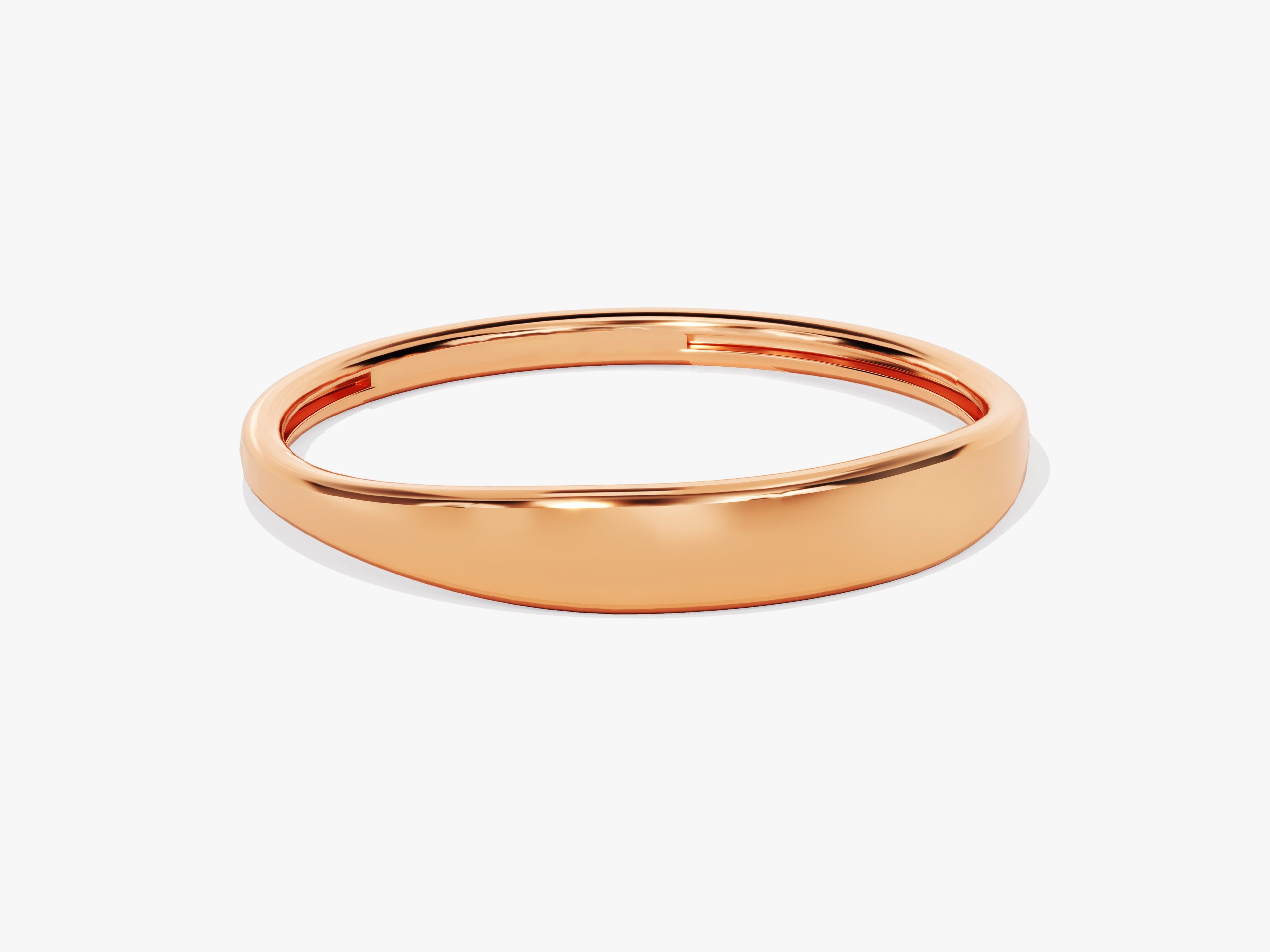 Thin Band Signet Ring