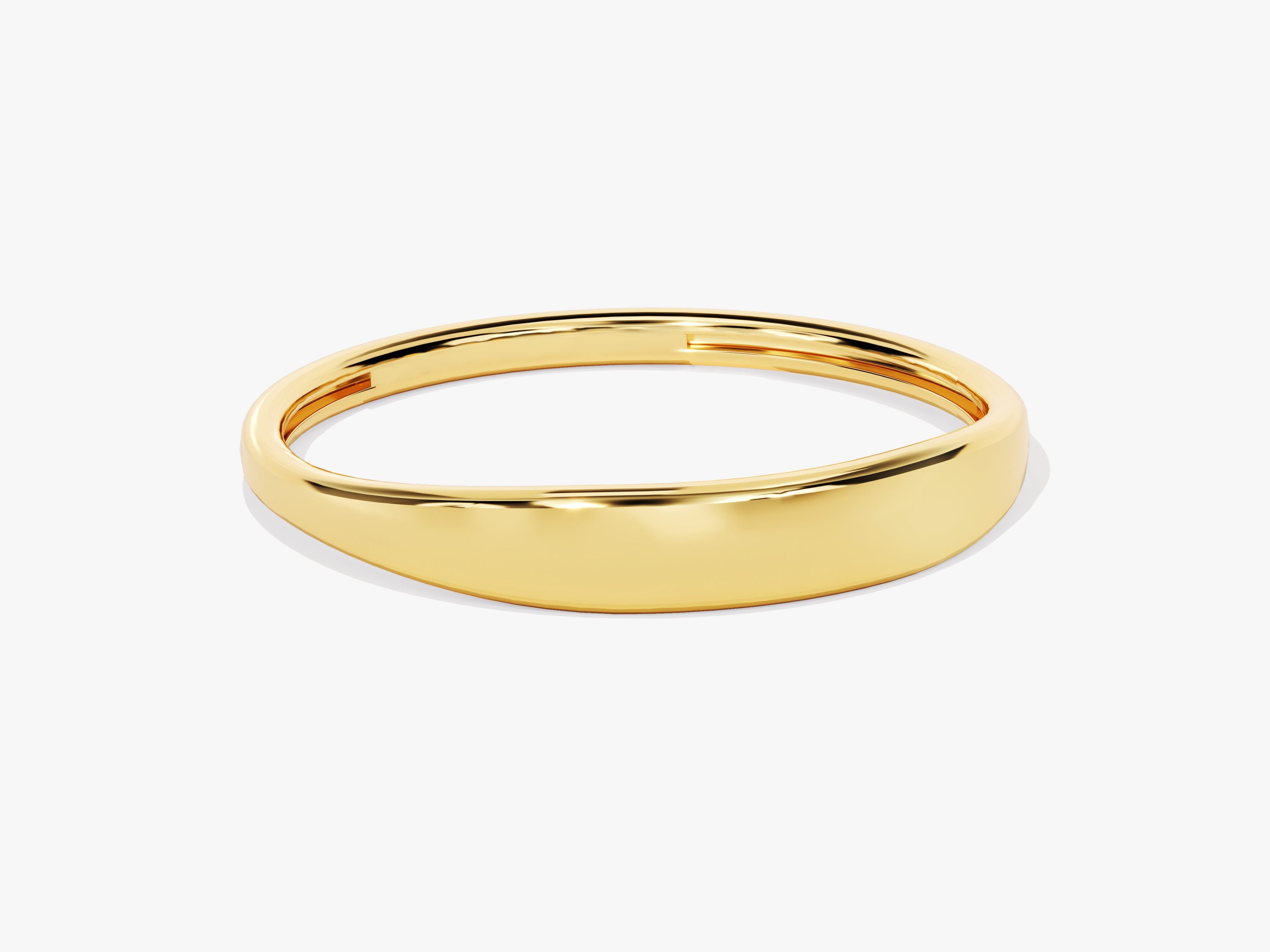 Thin Band Signet Ring
