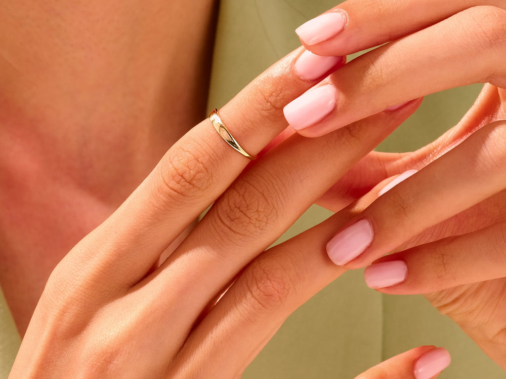 Thin Band Signet Ring