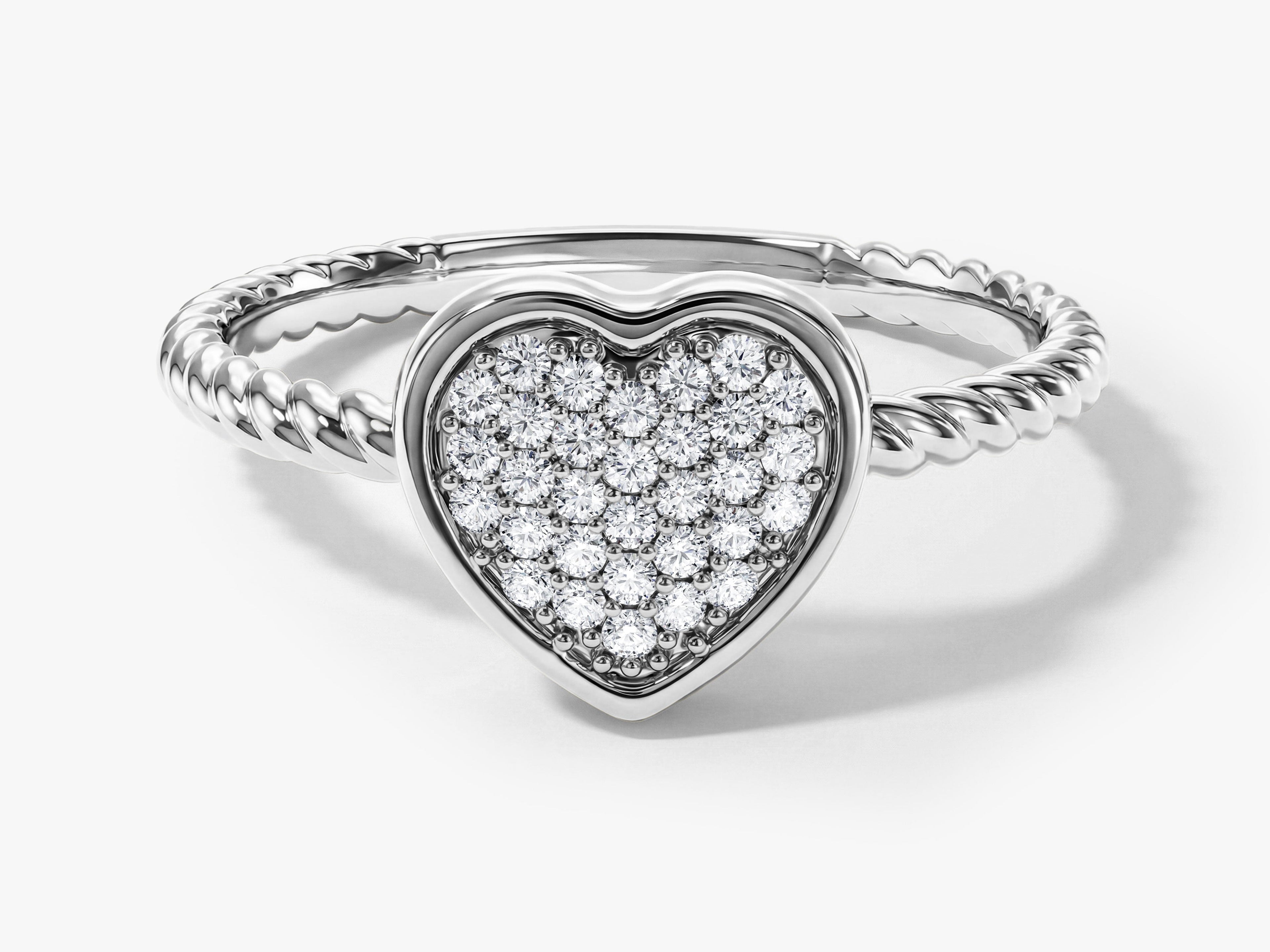 Twisted Heart Ring