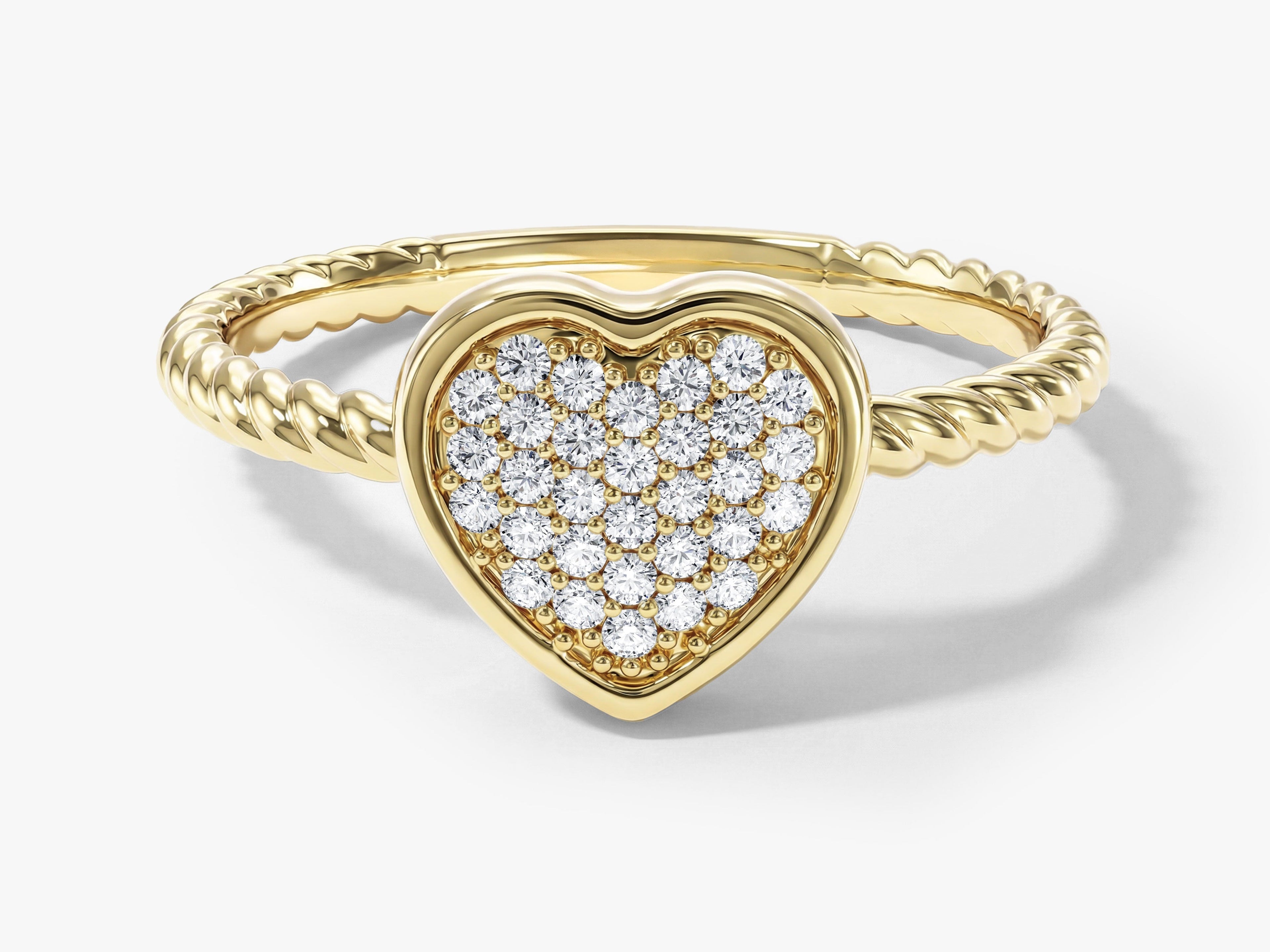 Twisted Heart Ring