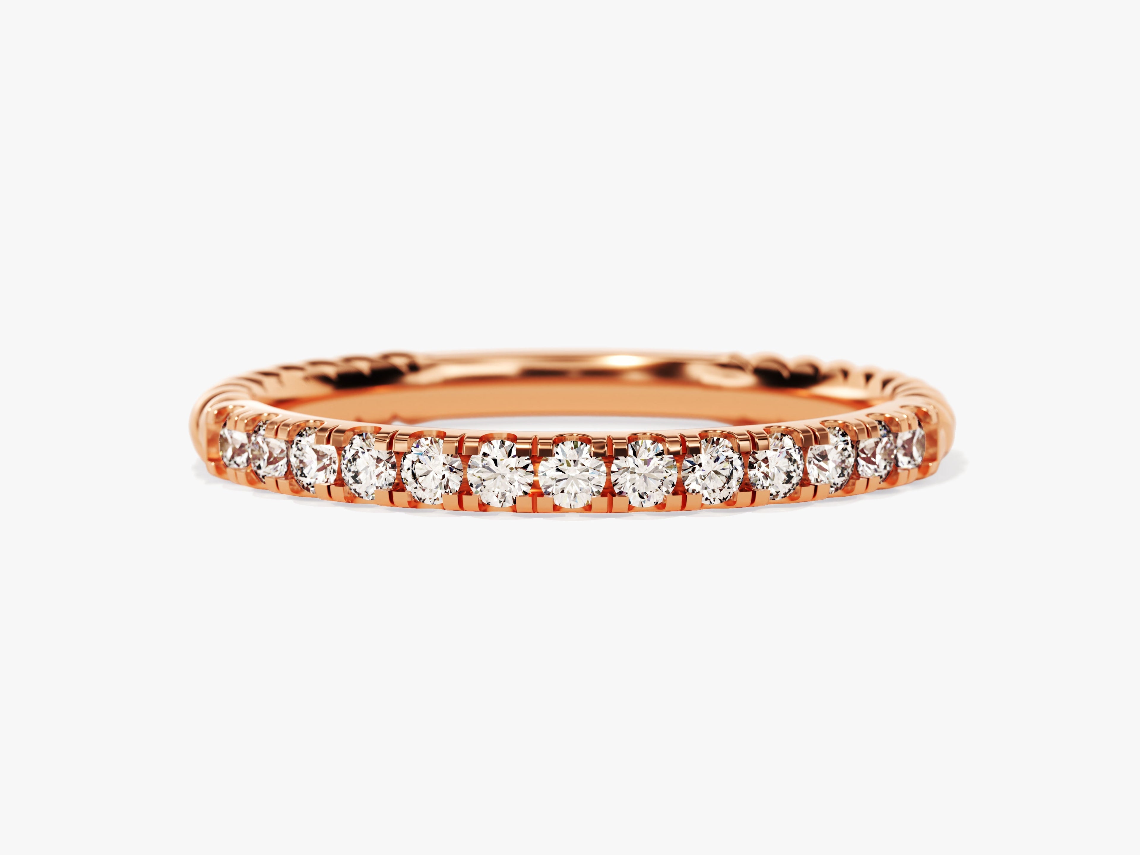 Twisted Pave Set Ring