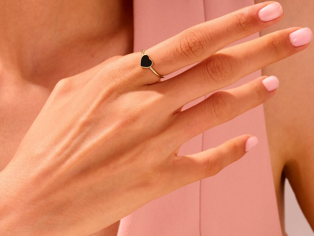 Black Heart Ring