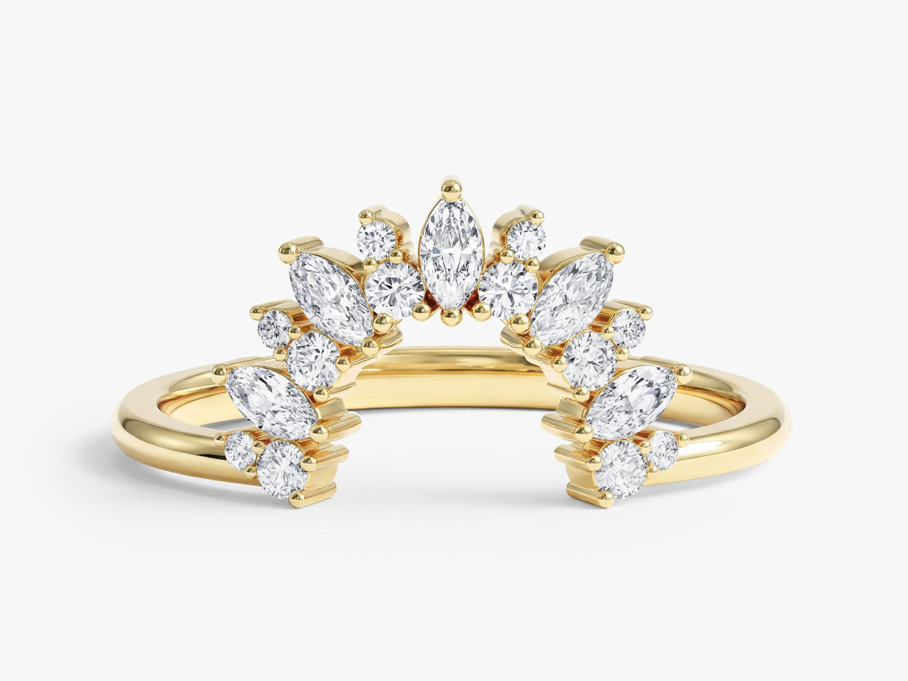 Marquise Crown Ring