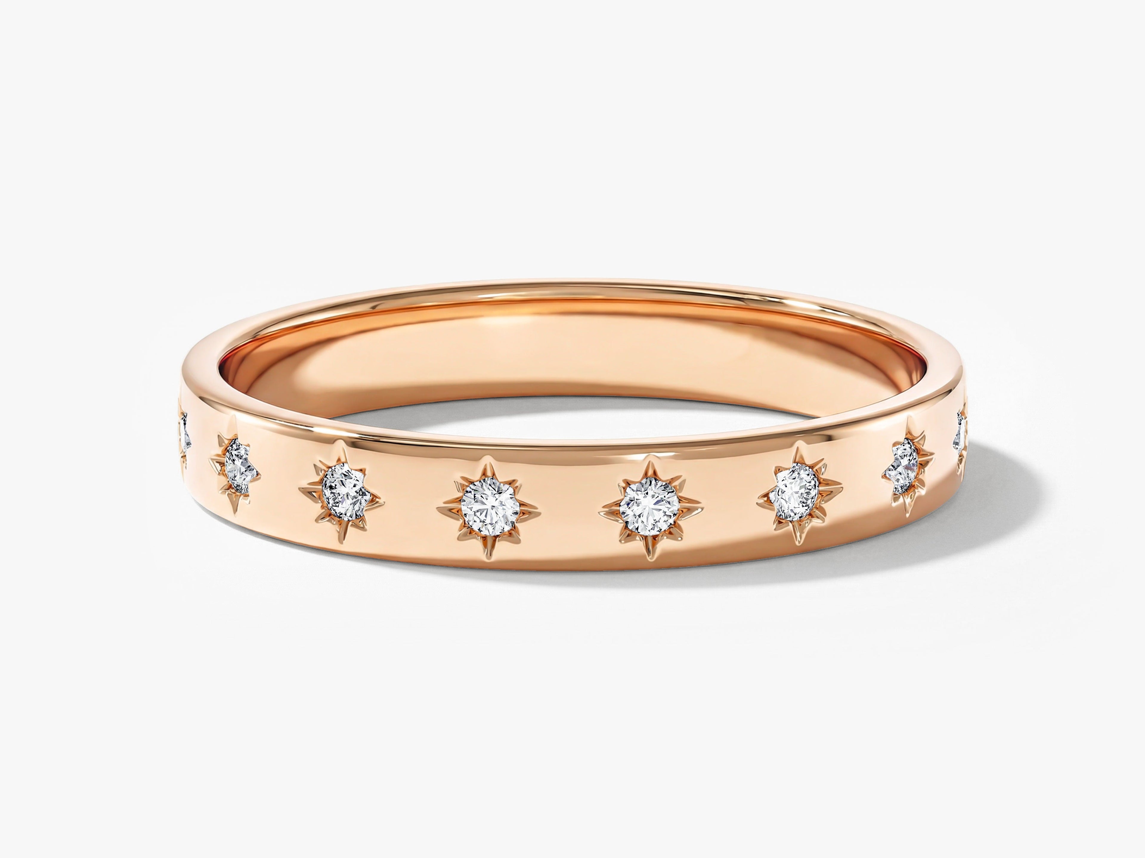 Star Half Eternity Ring