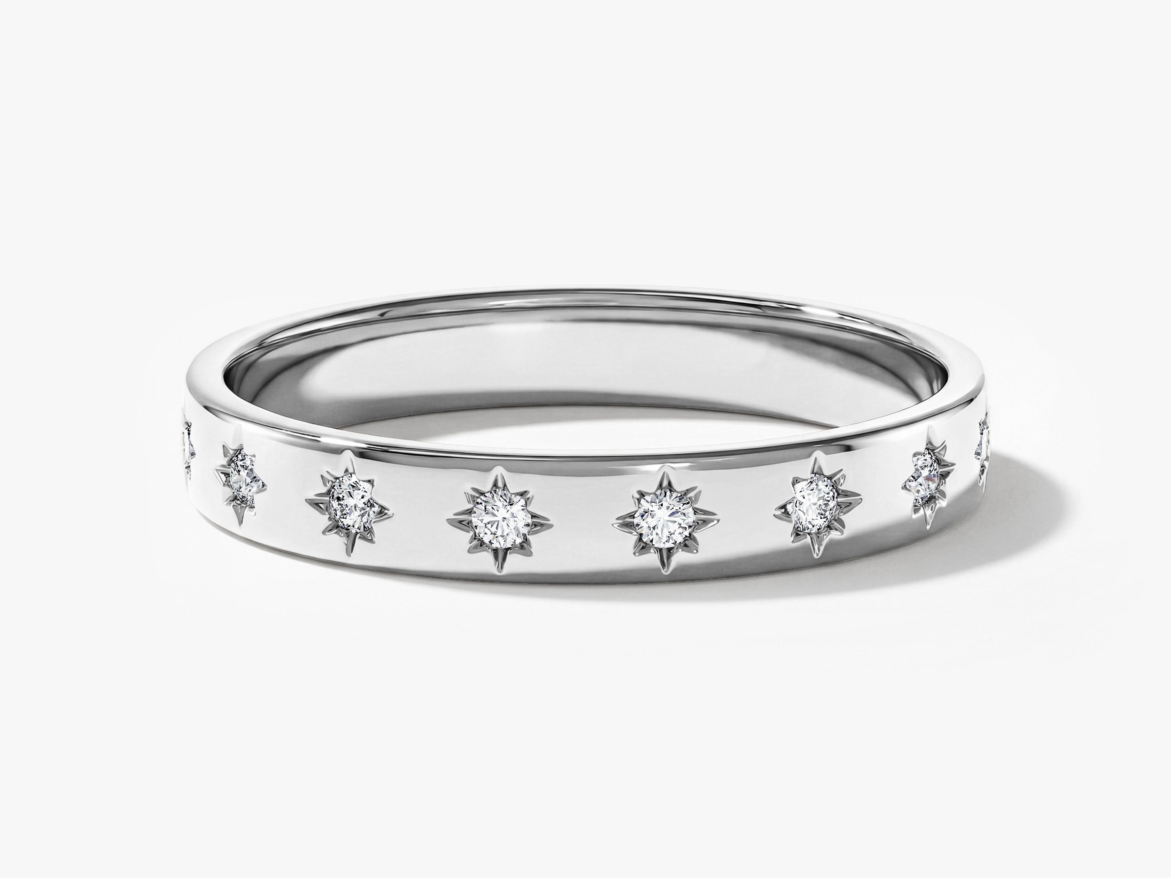 Star Half Eternity Ring