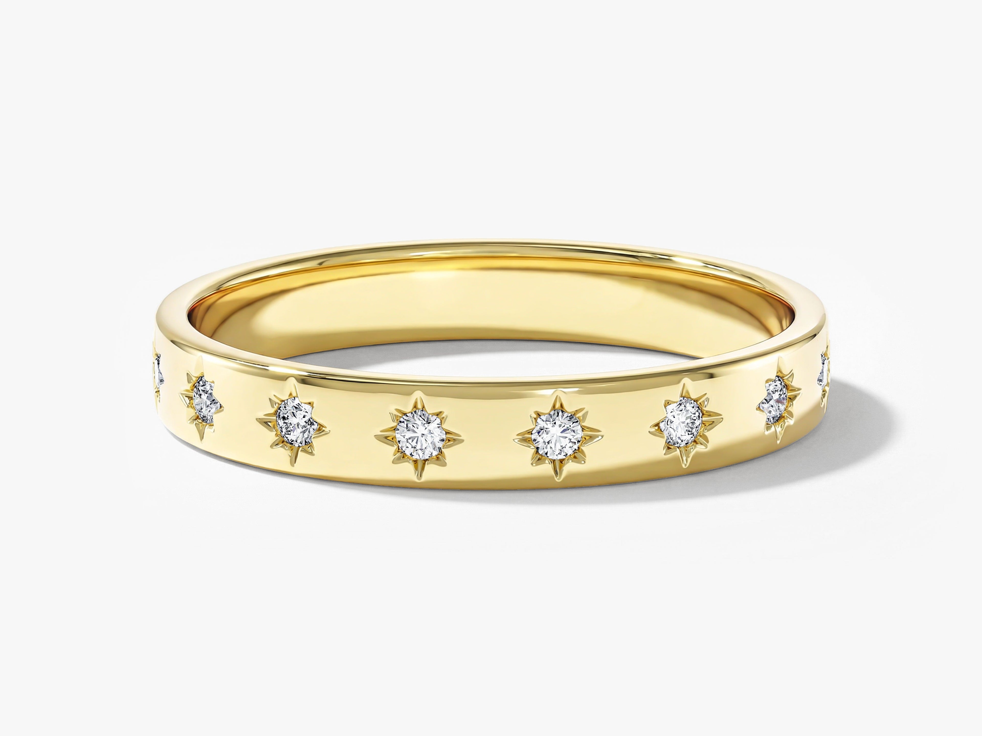 Star Half Eternity Ring