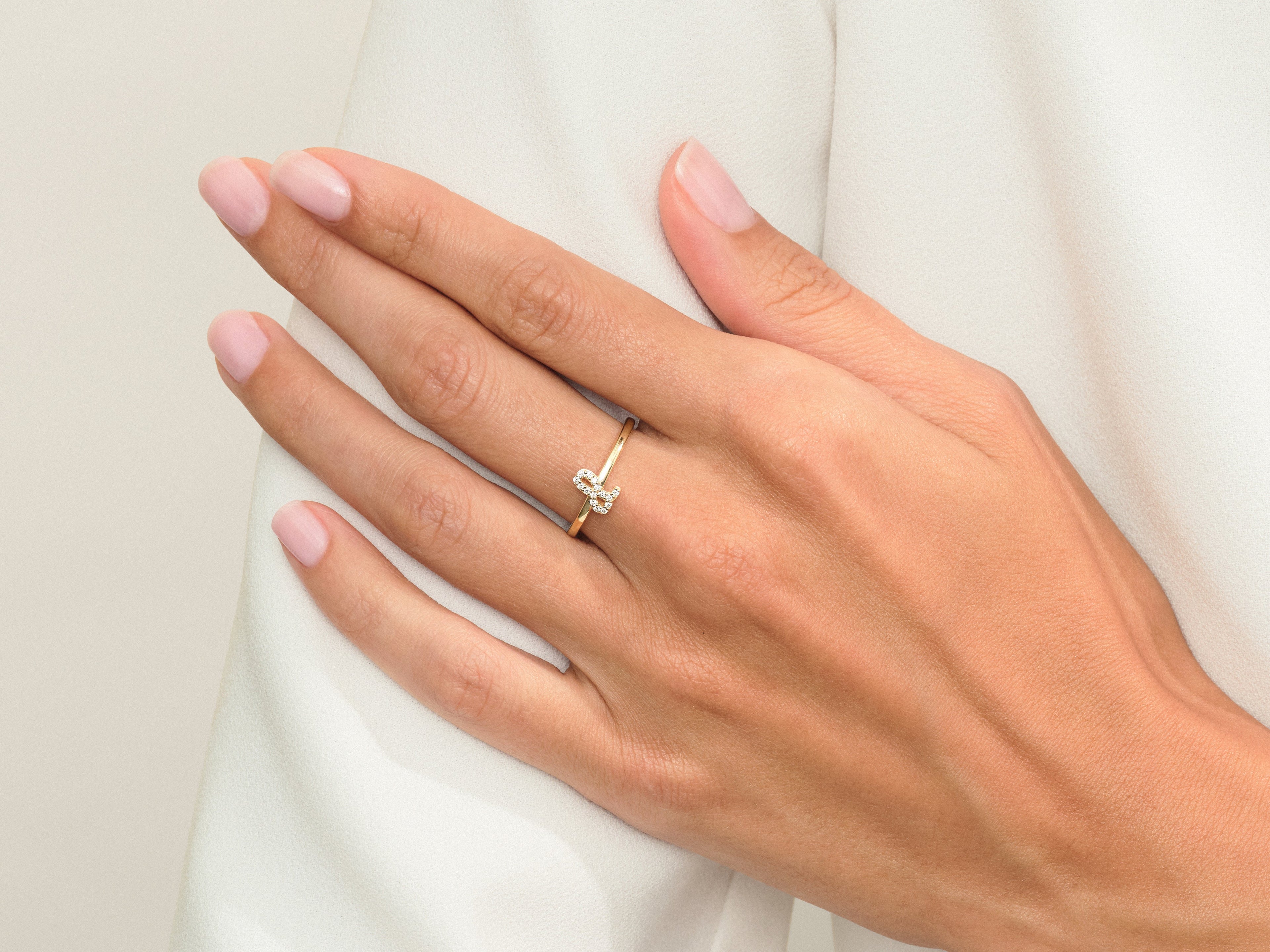 Tiny Letter Ring