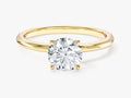 4-Prong Solitaire Round Cut Moissanite Engagement Ring (1.00 CT)