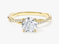 Twist Moissanite Engagement Ring (1.00 CT)