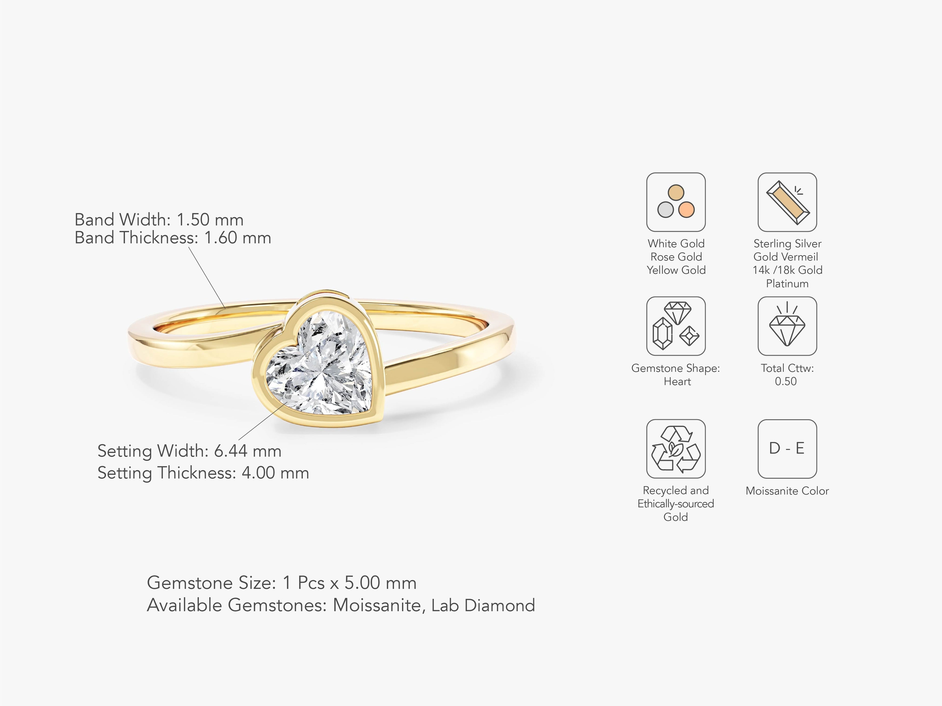 Bypass Heart Promise Ring