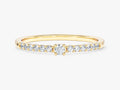 Micro Prong Set Moissanite Promise Ring