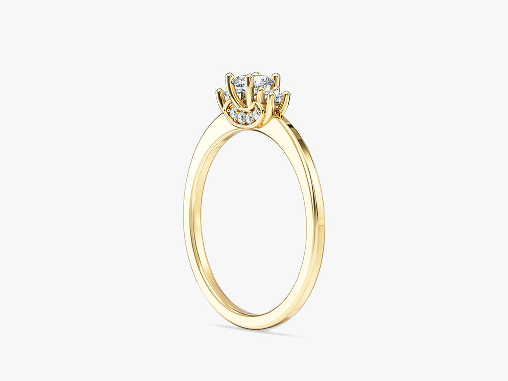 Three Stone Moissanite Promise Ring