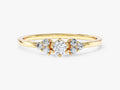 Cluster Moissanite Promise Ring