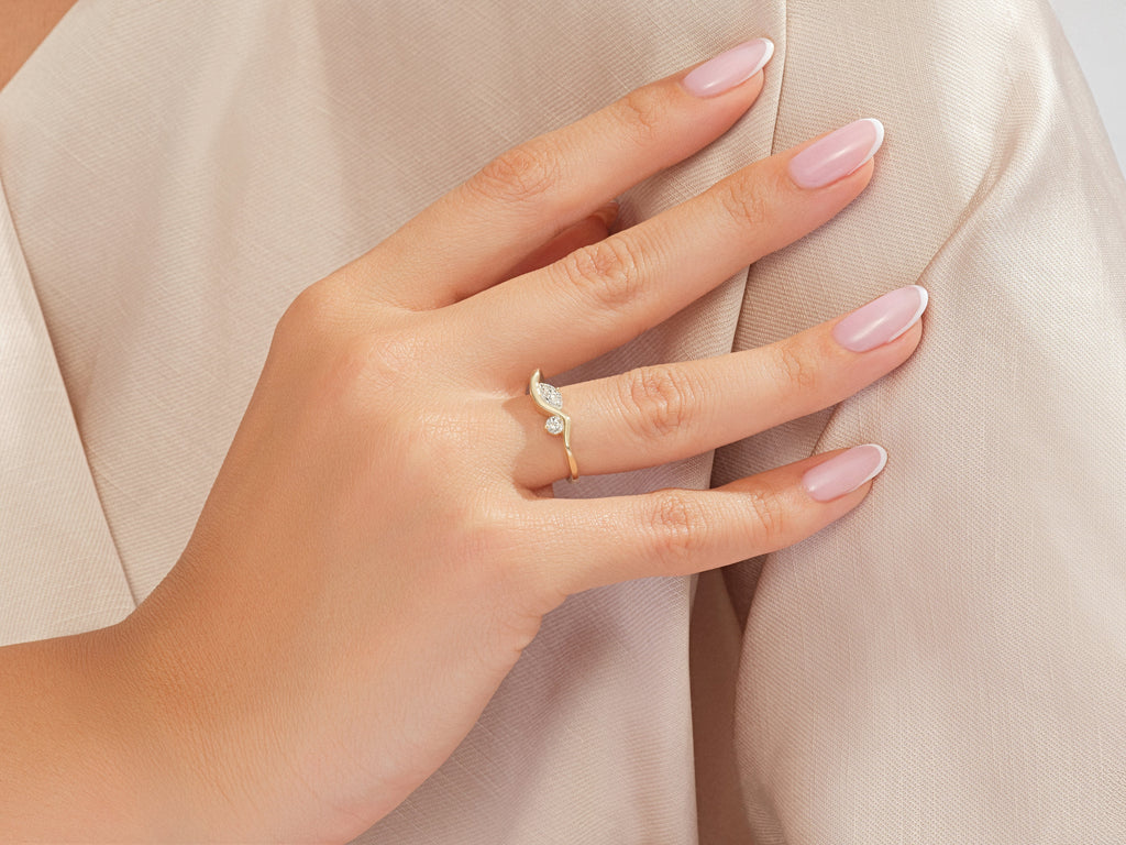 Wavy Promise Ring