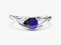Curved Birthstone Ring