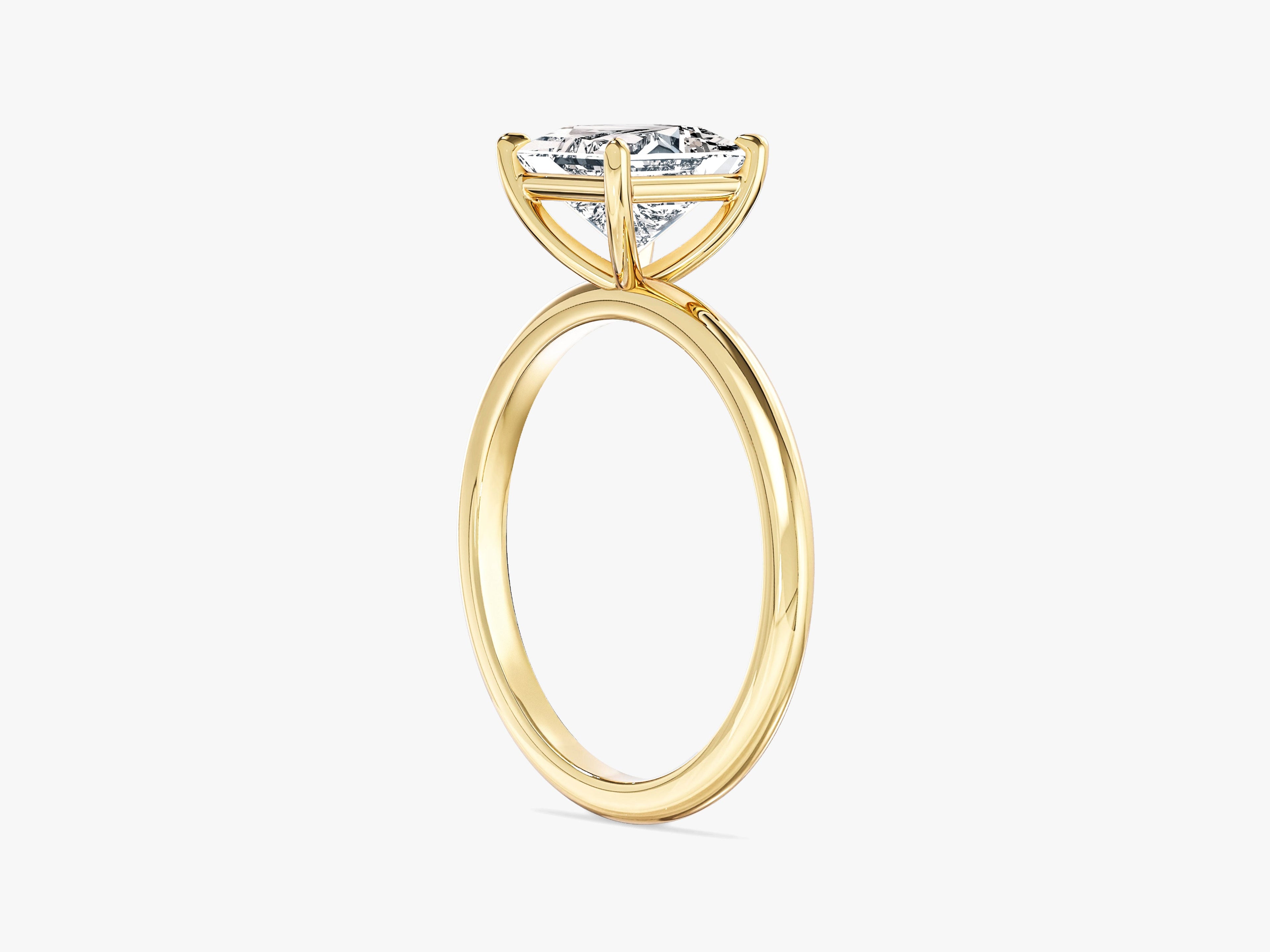 Princess Cut Solitaire Moissanite Engagement Ring (1.50 CT)