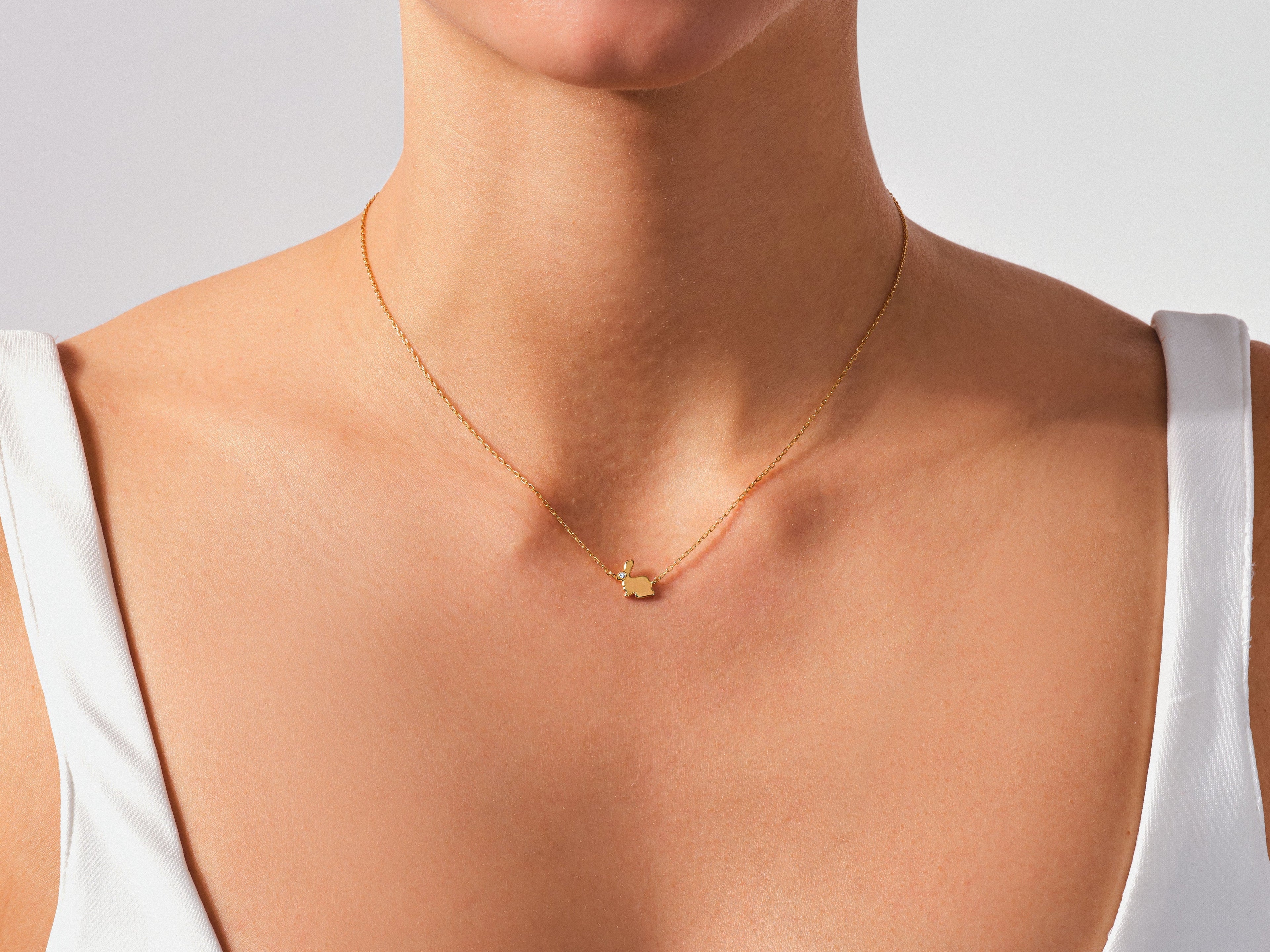 Rabbit Pendant Necklace