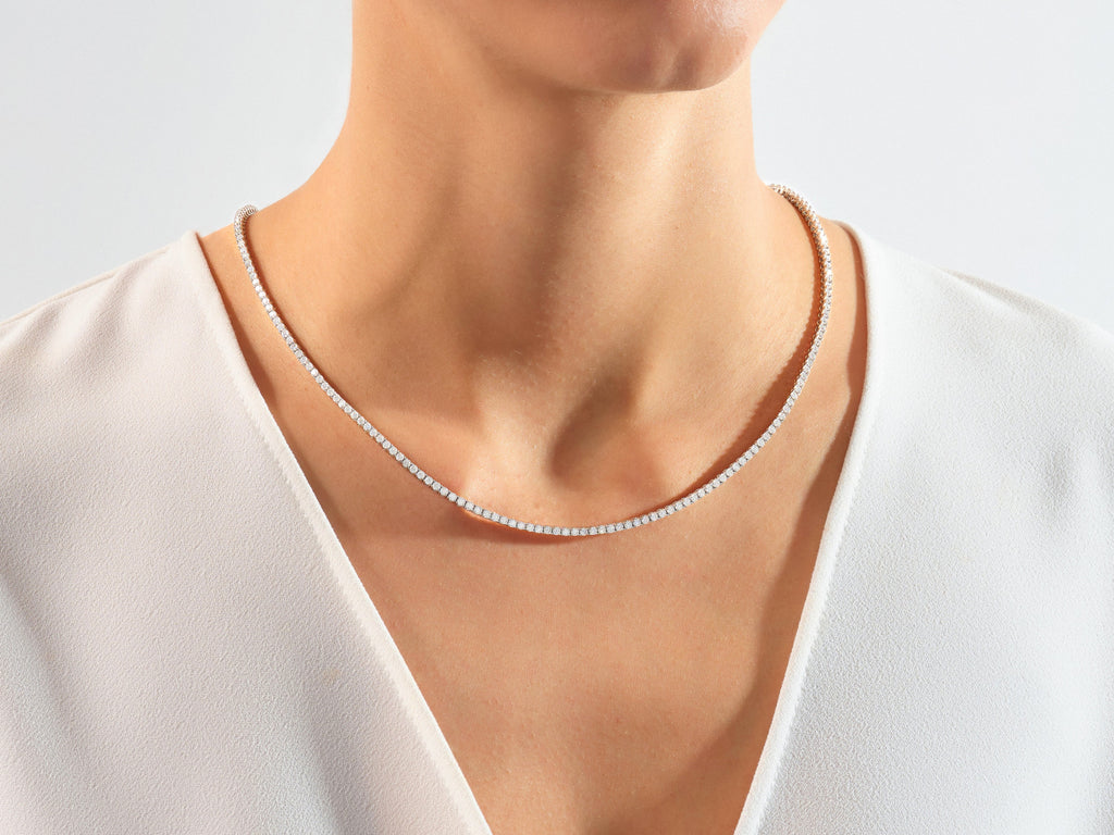 Moissanite Tennis Necklace (2.40 mm)