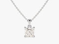 Asscher Cut Solitaire Pendant (0.50 CT)