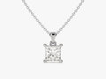 Princess Cut Solitaire Pendant (0.50 CT)