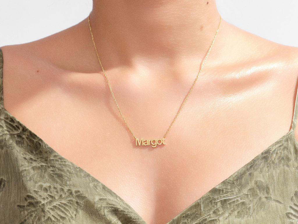 Personalized Paperclip Name Necklace