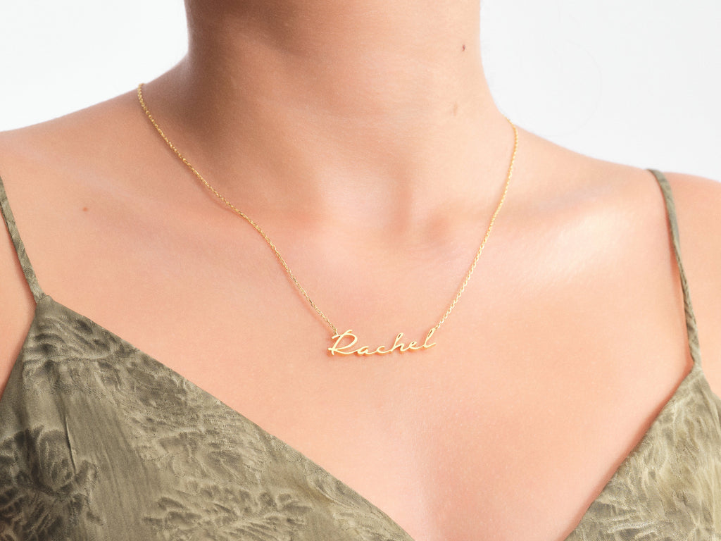 Personalized Paperclip Name Necklace