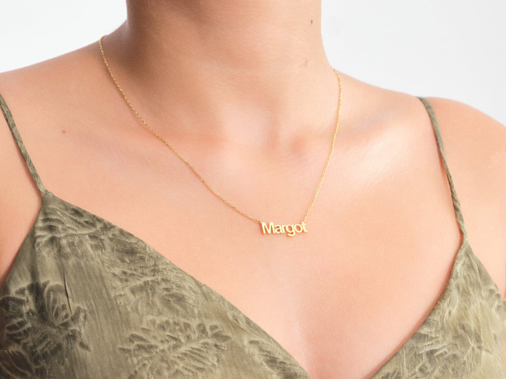 Personalized Paperclip Name Necklace