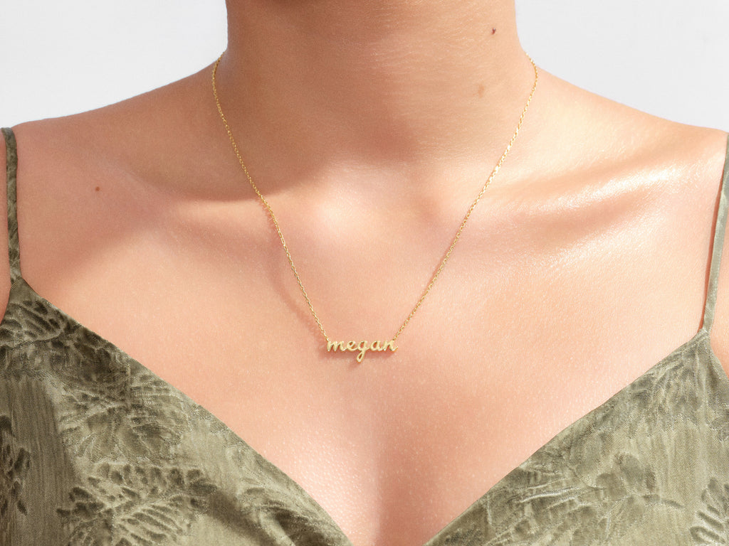 Personalized Paperclip Name Necklace