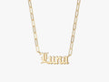 Personalized Paperclip Name Necklace