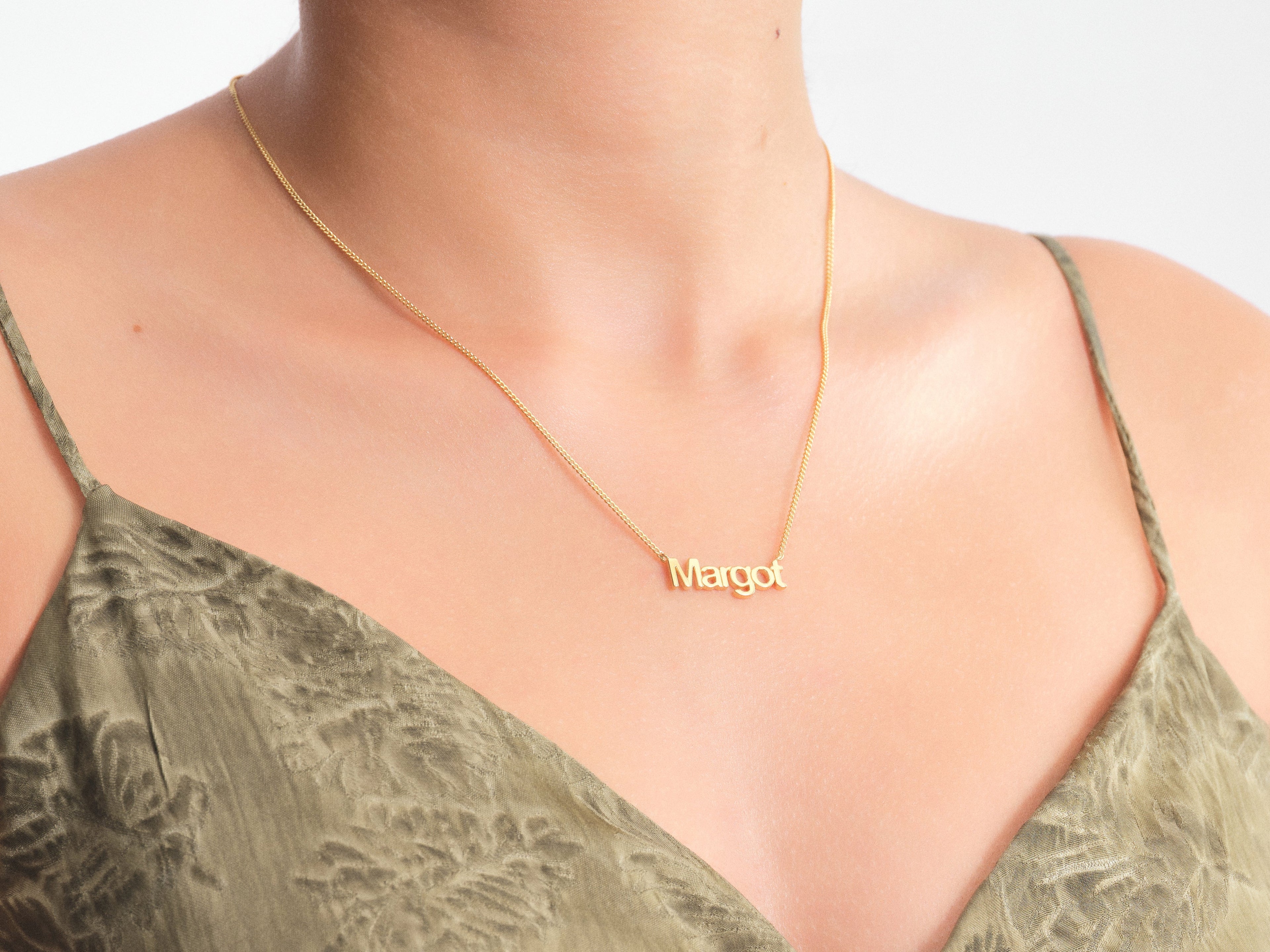 Personalized Paperclip Name Necklace