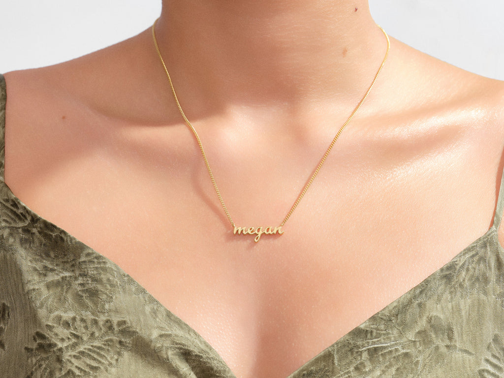 Personalized Paperclip Name Necklace