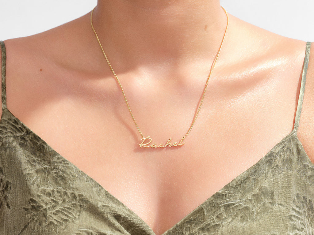 Personalized Paperclip Name Necklace