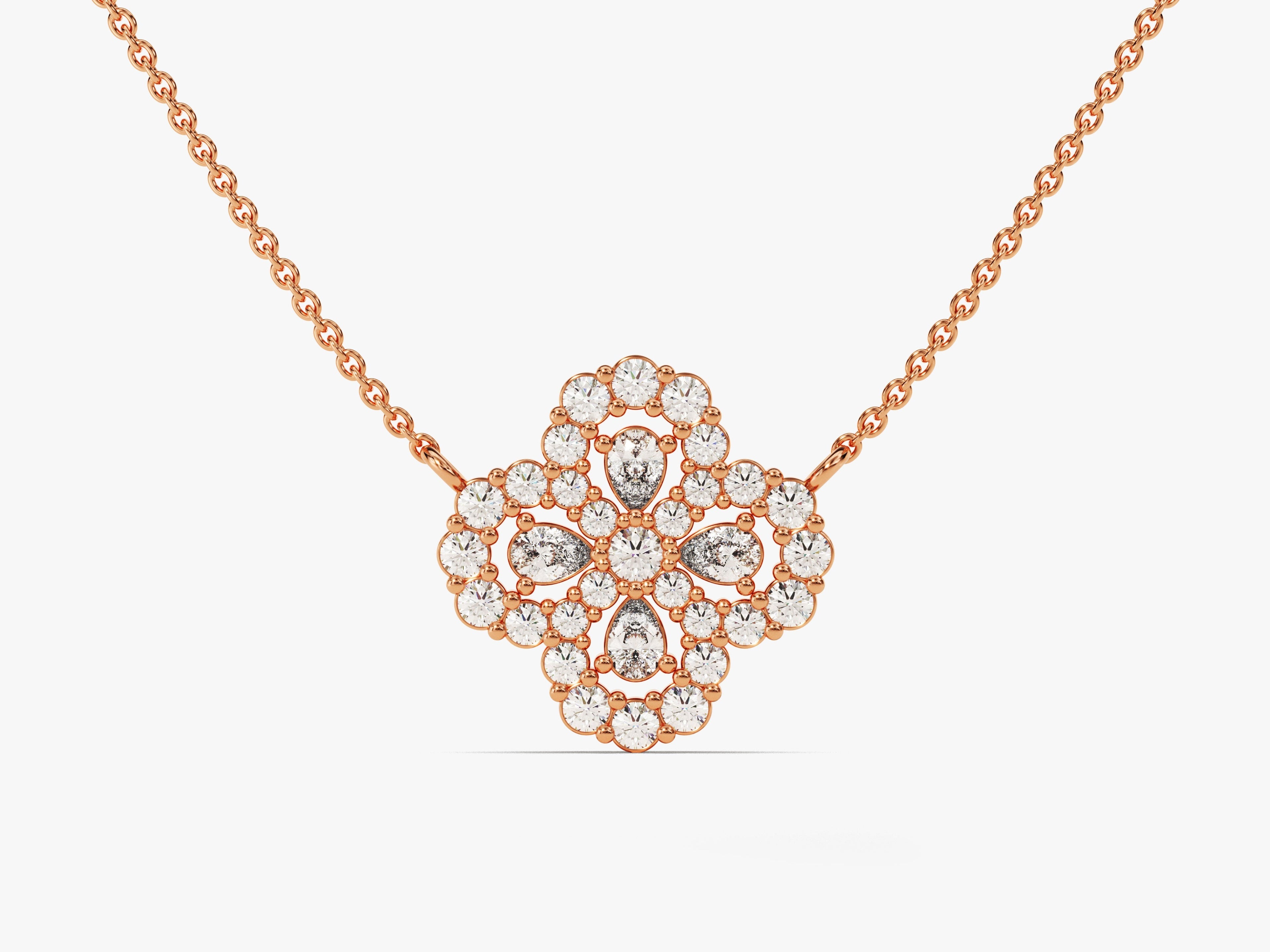 Floral Cluster Necklace