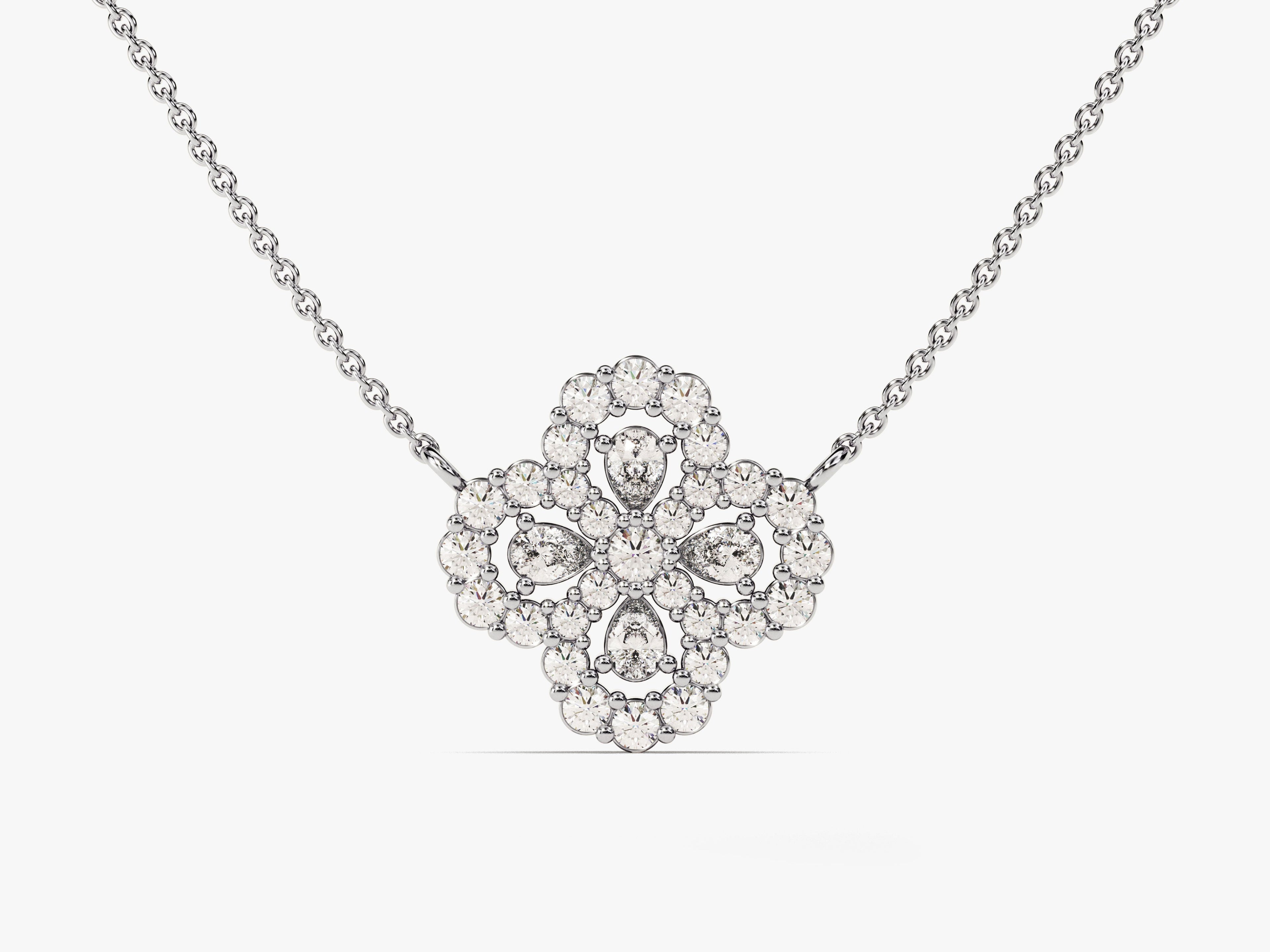 Floral Cluster Necklace