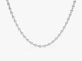 1.70 mm Bezel Lab Diamond Tennis Necklace